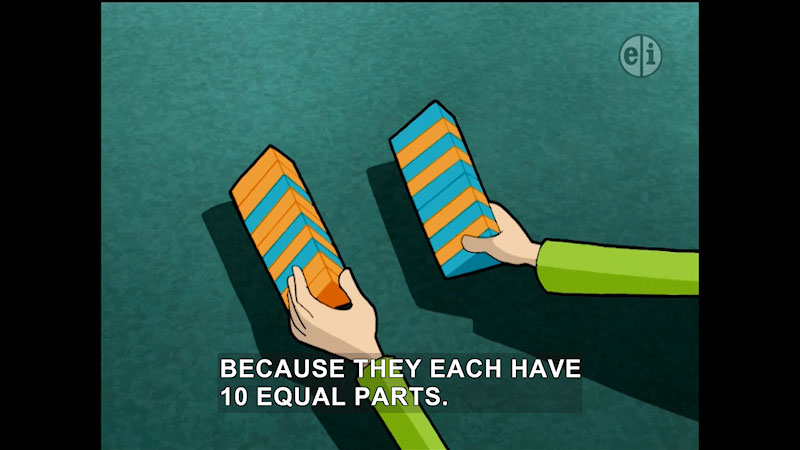 Still image from Cyberchase: Piece of the Action