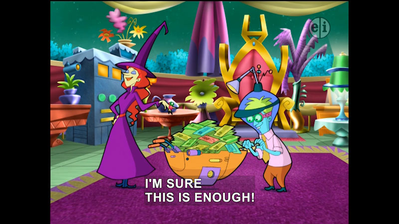 Still image from Cyberchase: Snelfu Snafu (Part 2)