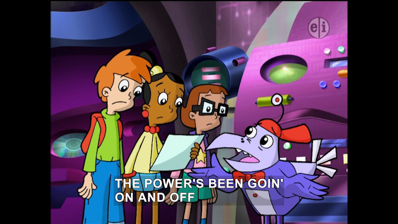 Still image from Cyberchase: A Change of Art