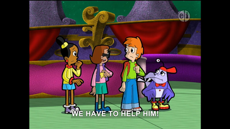 Still image from Cyberchase: A Crinkle in Time