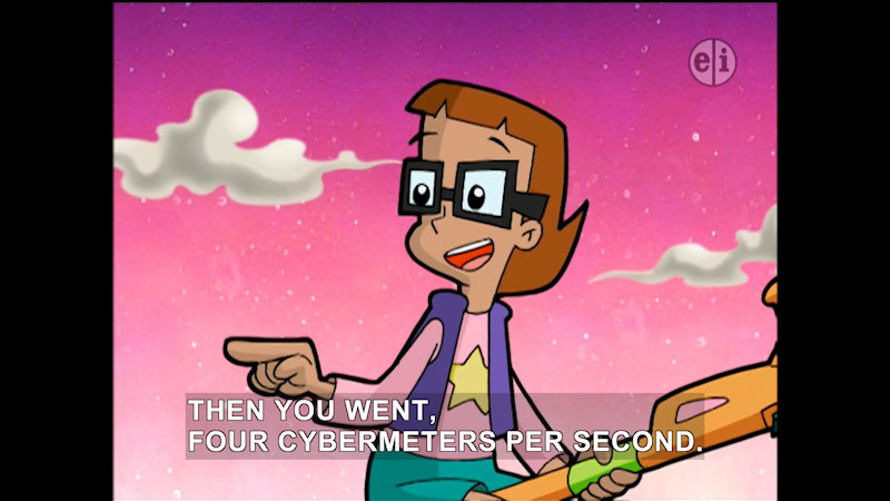 Still image from Cyberchase: A Broom of One's Own