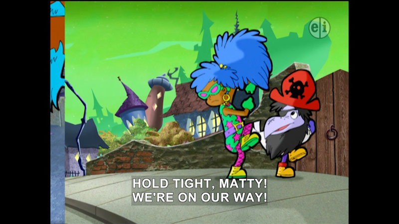Still image from Cyberchase: The Halloween Howl