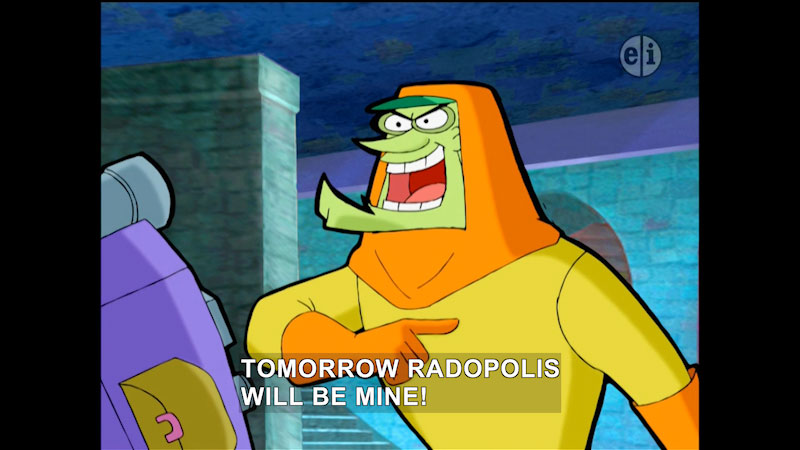 Still image from Cyberchase: A Clean Sweep