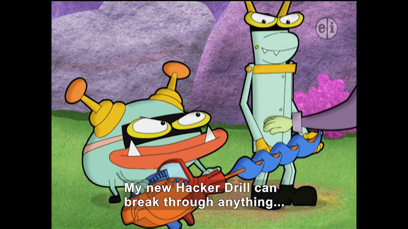 Still image from Cyberchase: Unhappily Ever After