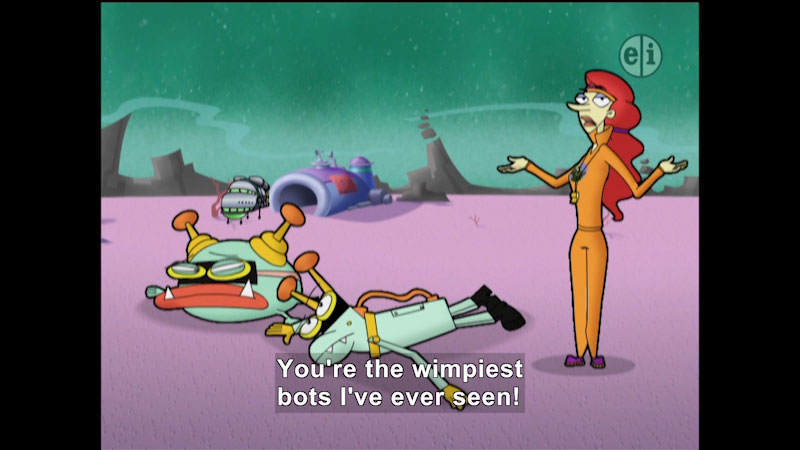 Still image from Cyberchase: Team Spirit
