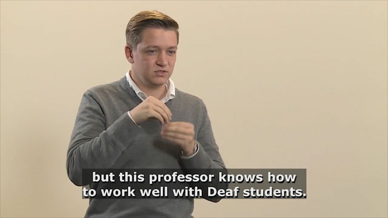 Still image from Teaching & Learning: Teaching (Calling on Students)