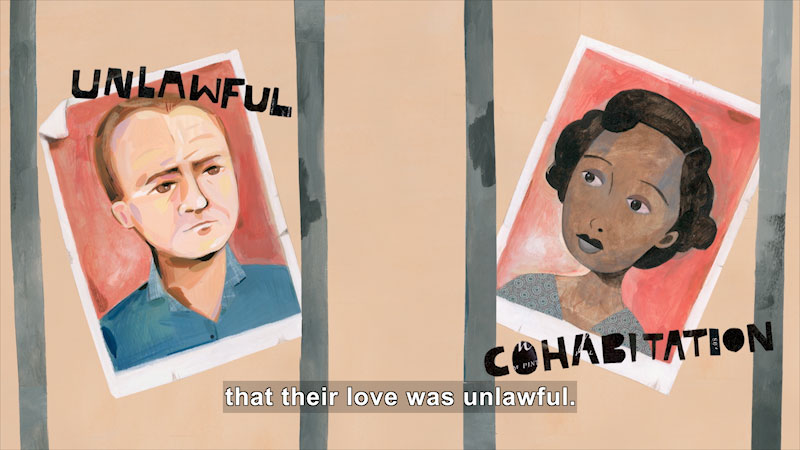 Still image from Author's Notes (The Case for Loving: The Fight for Interracial Marriage)