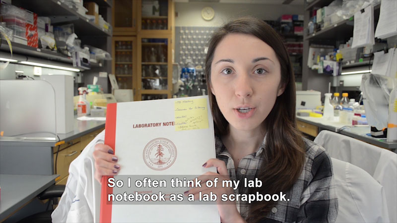 Still image from What Is a Lab Notebook?!