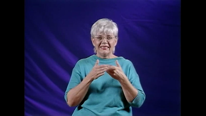 Still image from Advanced American Sign Language Series: Video #4 Affect in American Sign Language