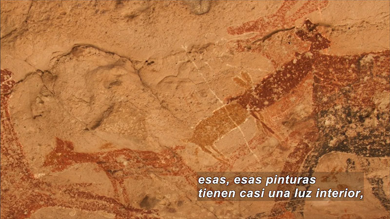 Still image from Cave Painting: La Pintada Cave (Spanish)