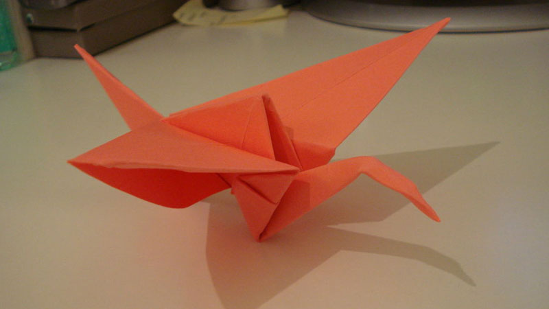 Still image from How To Fold A Paper Crane