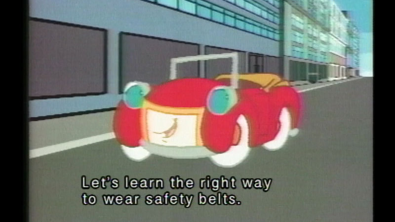 Still image from Otto The Auto On Wearing Safety Belts