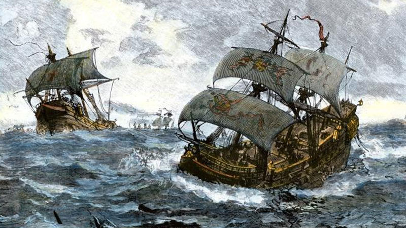 Still image from The Spanish Armada