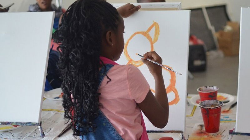 Still image from Happy Hours For Ages 8 & Up: Lesson 1--Fun With Paints