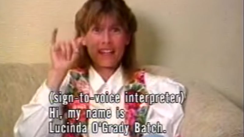 Still image from Deaf Perspectives On Sign Writing Video Series: First Video