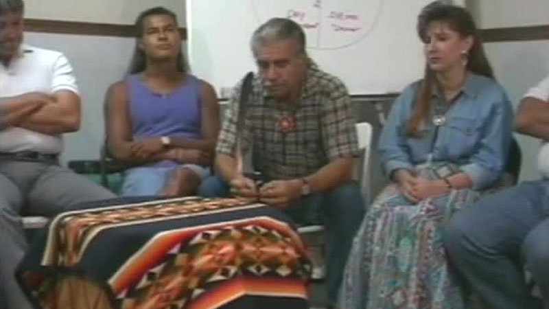 Still image from The Red Road To Sobriety: Video Talking Circle