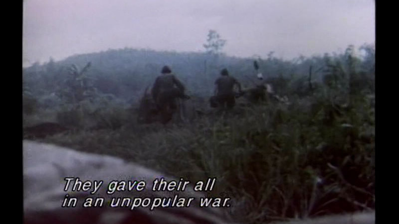 Still image from The Vietnam Memorials: All The Unsung Heroes