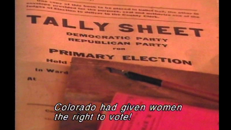 Still image from Bloomers To Ballot