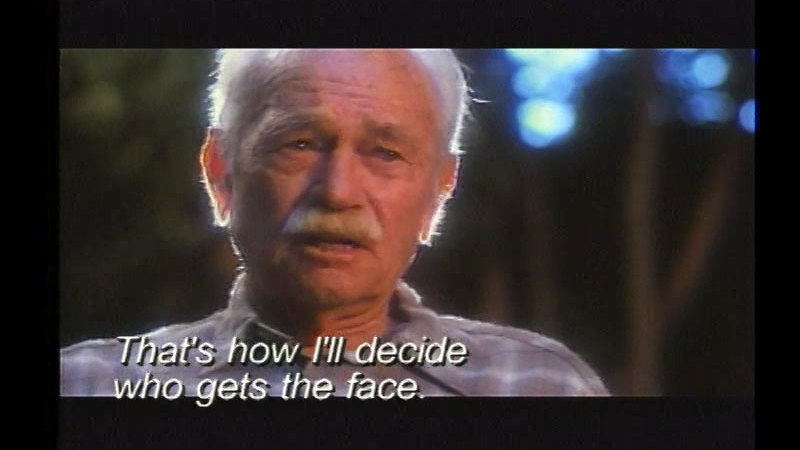 Still image from The Face