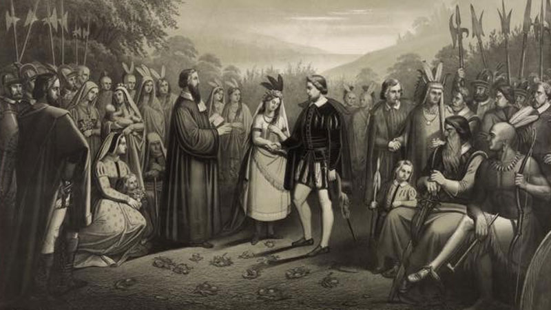 Still image from The Marriage Of Pocahontas
