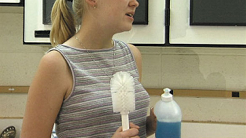 Still image from Safe And Sanitary Dishwashing