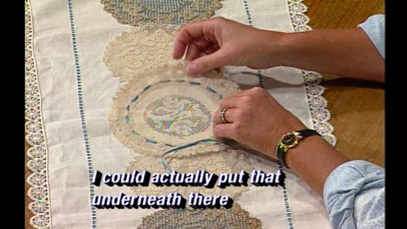Still image from Victorian Crafts Video Vol. 1