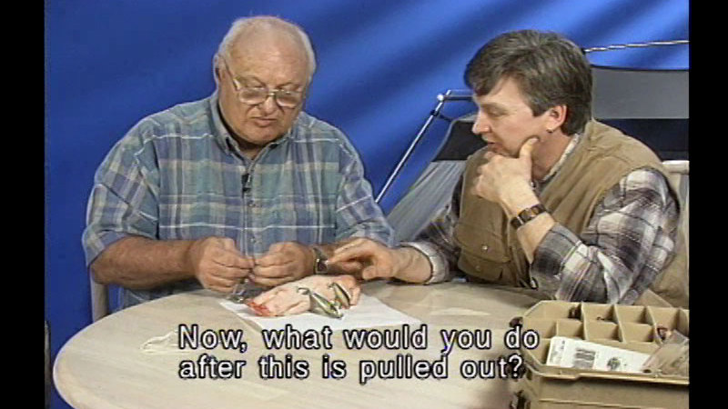 Still image from Dr. Jim's Get The Hook Out! Your Guide To Fast, Painless Fish Hook Removal