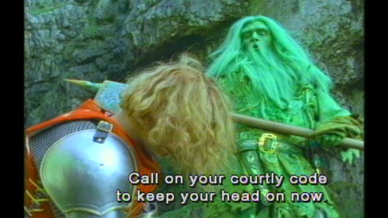 Still image from Gawain And The Green Knight