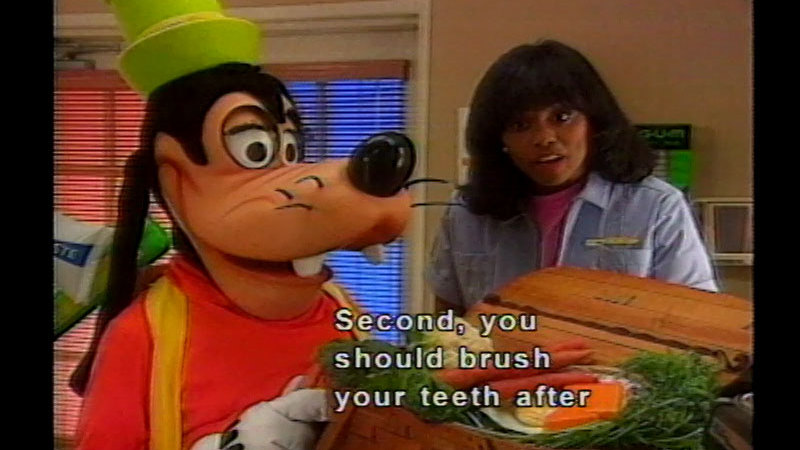 Still image from Goofy Over Dental Health