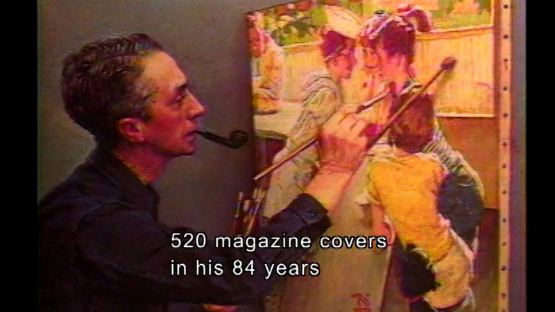 Still image from Norman Rockwell Covers America
