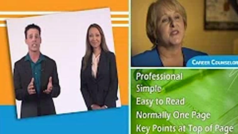 Still image from Resumes, Cover Letters, And Portfolios: Tools To Land The Job