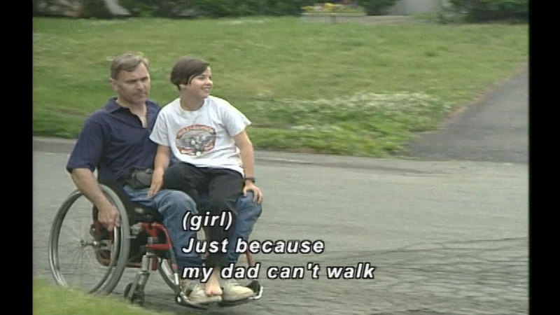 Still image from Family Challenges: Parenting With A Disability