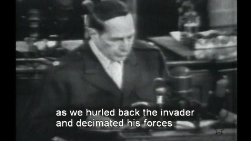 Still image from Great American Speeches: 80 Years of Political Oratory: Program Two