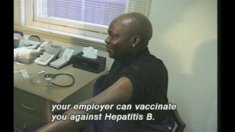 Still image from Bloodborne Pathogens: Questions And Answers