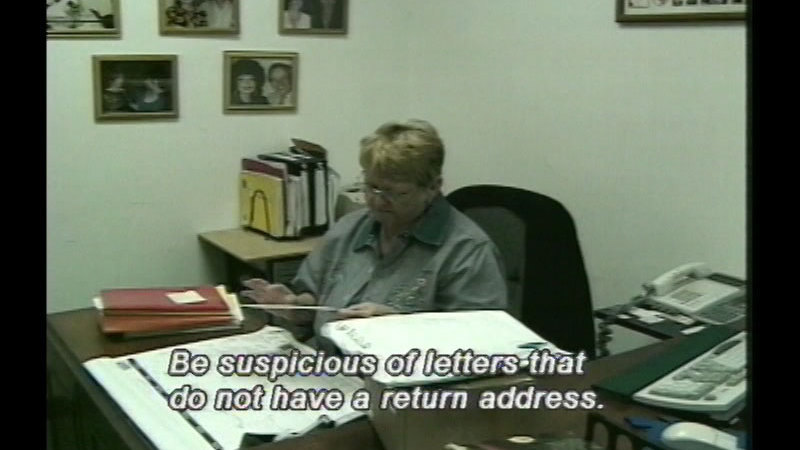 Still image from The Anthrax Threat