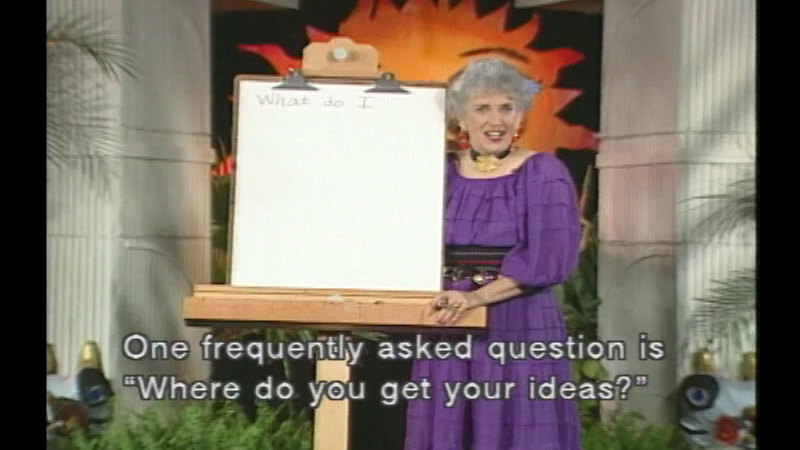 Still image from The Write Stuff: Writing Creatively