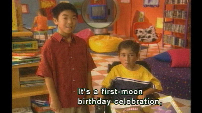 Still image from Henry's First-Moon Birthday