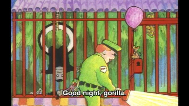 Still image from Good Night, Gorilla