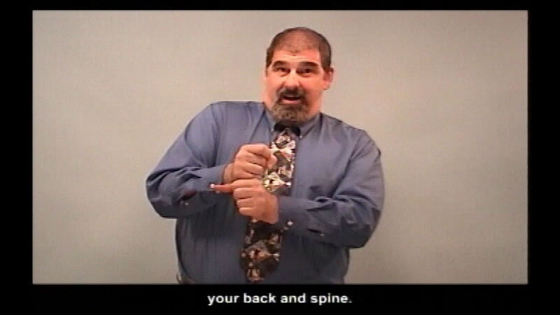 Still image from Back Safety
