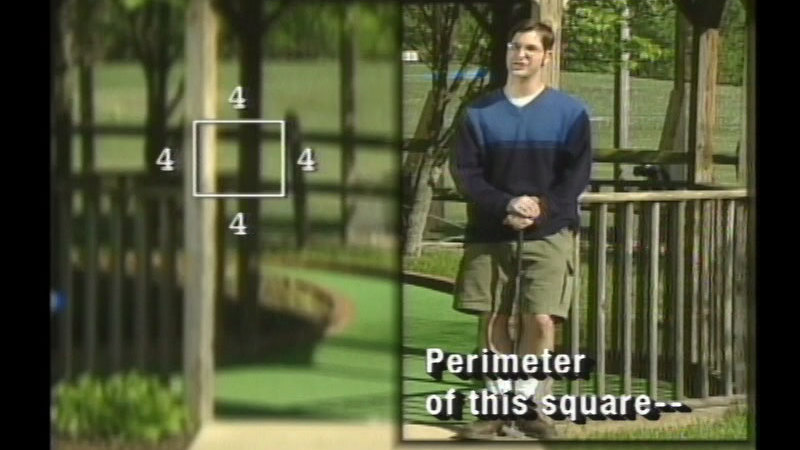Still image from The Sat I Math Brain Power: Circles And Rectangles