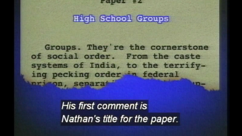 Still image from The Wrinkle-Free World Of English Composition: Module 4