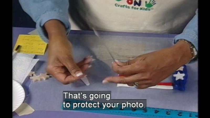 Still image from Crafting In The USA: USA Patriotic Designs