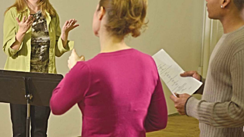 Still image from Working With Deaf Performers