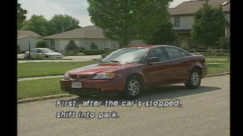 Still image from Practicing Basic Control Tasks Behind The Wheel