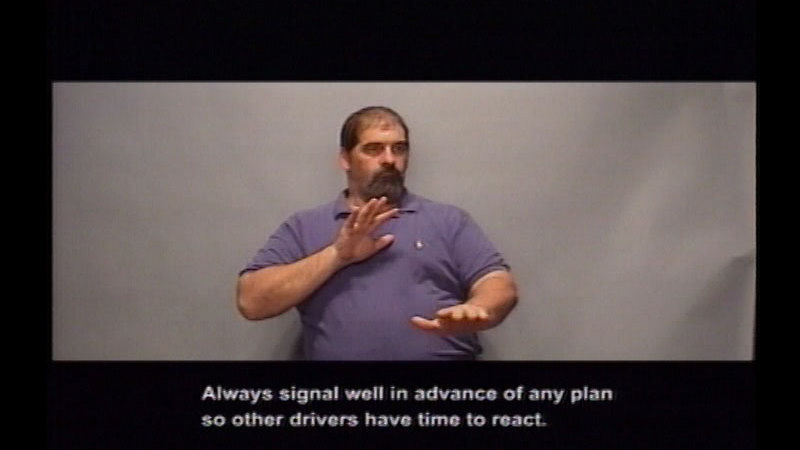 Still image from Driver's Education: Part 6--Making Turns And Changing Lanes