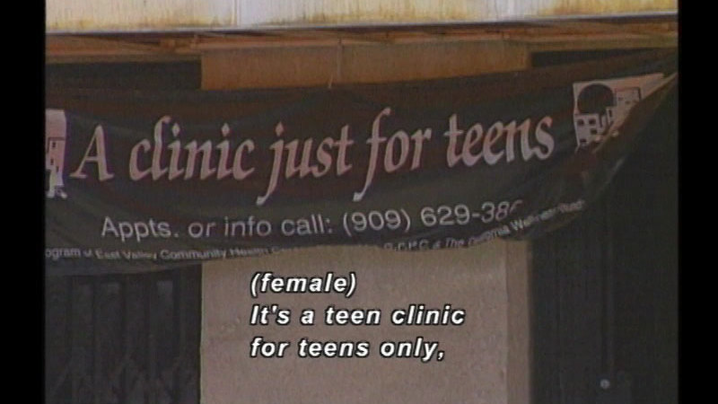 Still image from Tales From A Teen Clinic
