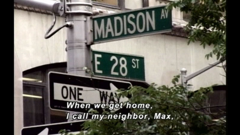 Still image from Alex In New York