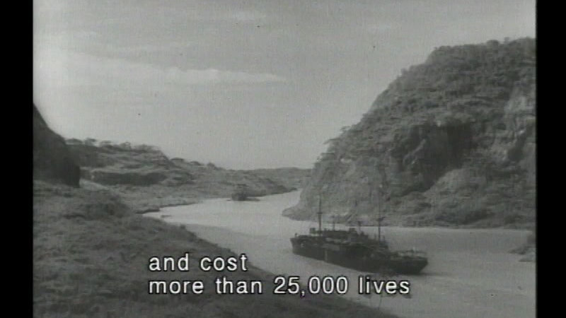Still image from Building The Panama Canal