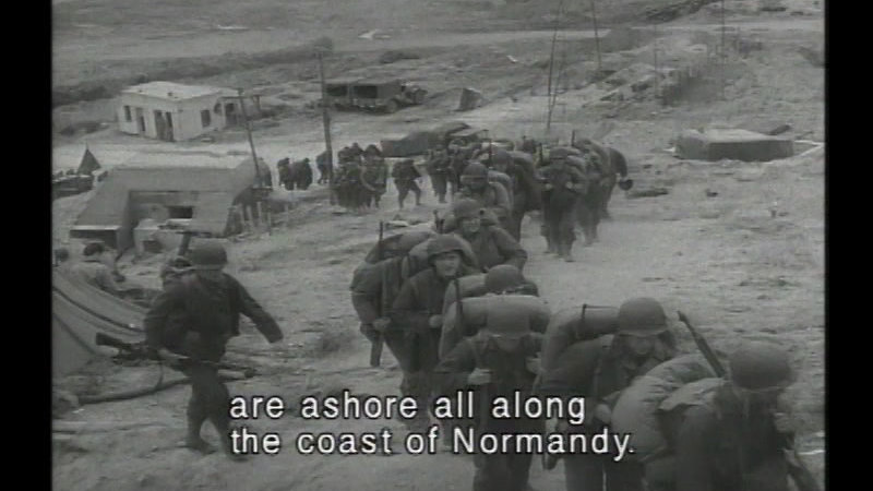 Still image from D-Day & World War II