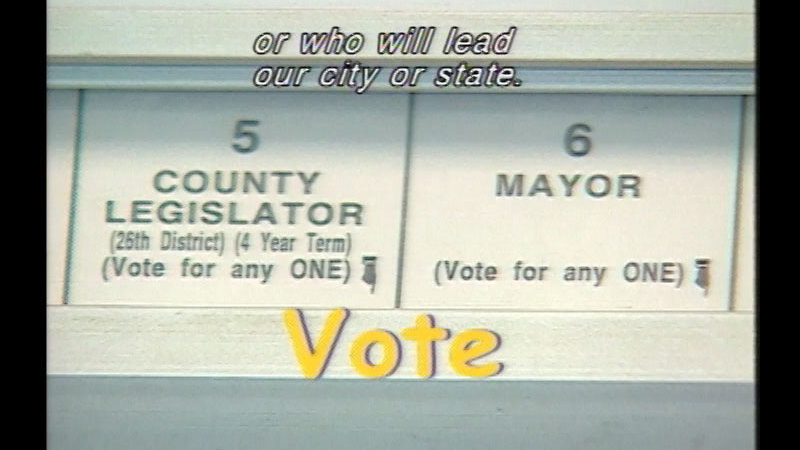 Still image from We Vote